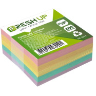 Блок бумаги для заметок 85х85мм, 400 л, не клеенный, класика Fresh Up